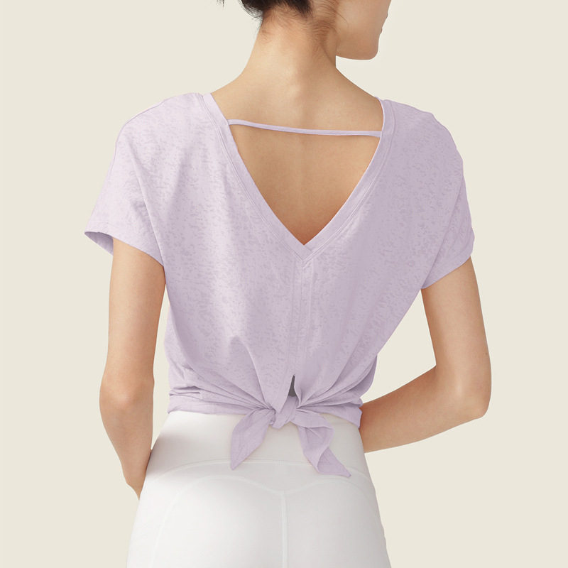 Áo Thun Thể Thao Ngắn Tay Thoáng Khí Thoải Mái Dành Cho Nữ