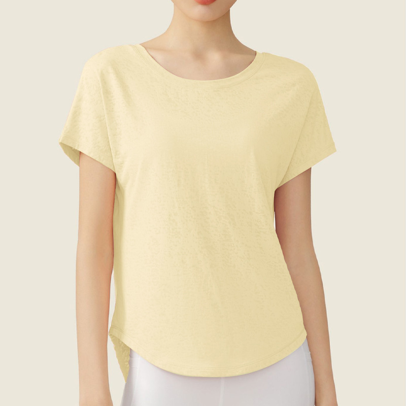 Áo Thun Thể Thao Ngắn Tay Thoáng Khí Thoải Mái Dành Cho Nữ