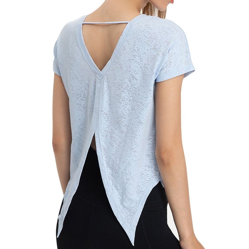 Áo Thun Thể Thao Ngắn Tay Thoáng Khí Thoải Mái Dành Cho Nữ