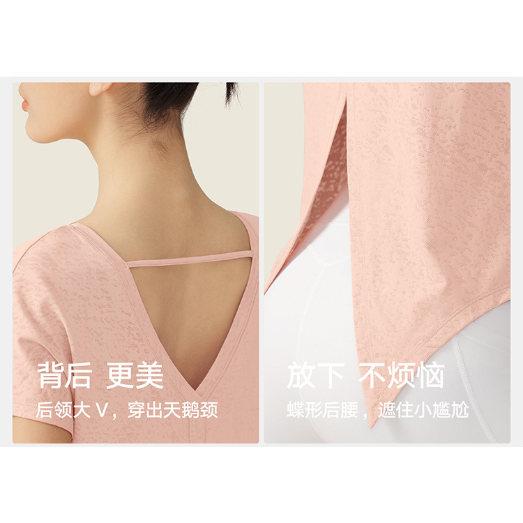 Áo Thun Thể Thao Ngắn Tay Thoáng Khí Thoải Mái Dành Cho Nữ