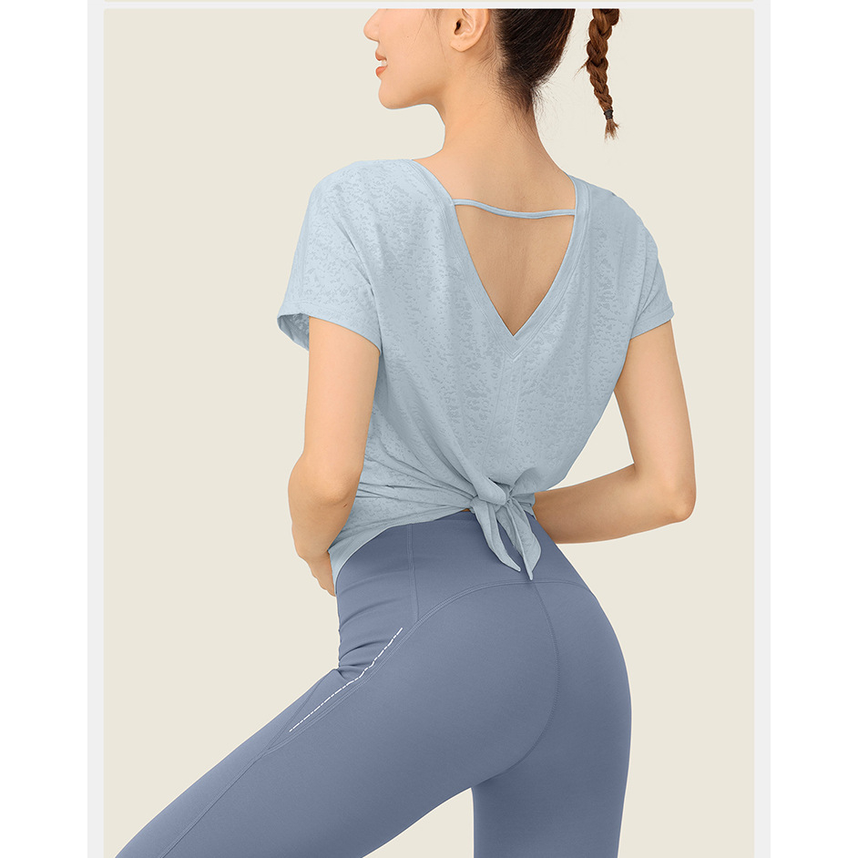 Áo Thun Thể Thao Ngắn Tay Thoáng Khí Thoải Mái Dành Cho Nữ