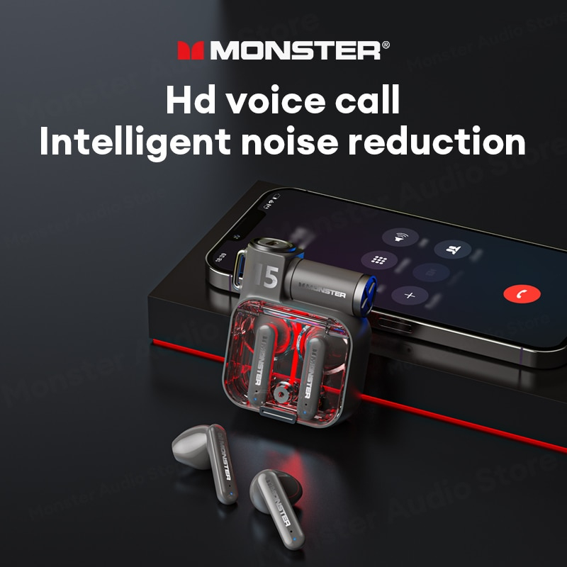 Tai Nghe bluetooth 5.3 Âm Thanh hifi Sống Động Cho Lenovo X Monster xkt15 tws