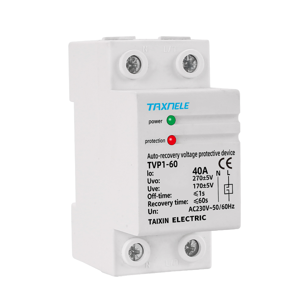 Rơ Le Bảo Vệ Điện Áp 230V AC 40A 63A Din