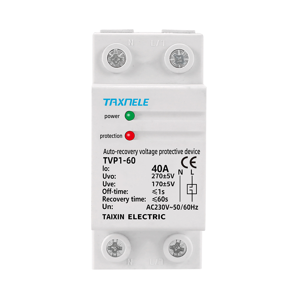 Rơ Le Bảo Vệ Điện Áp 230V AC 40A 63A Din