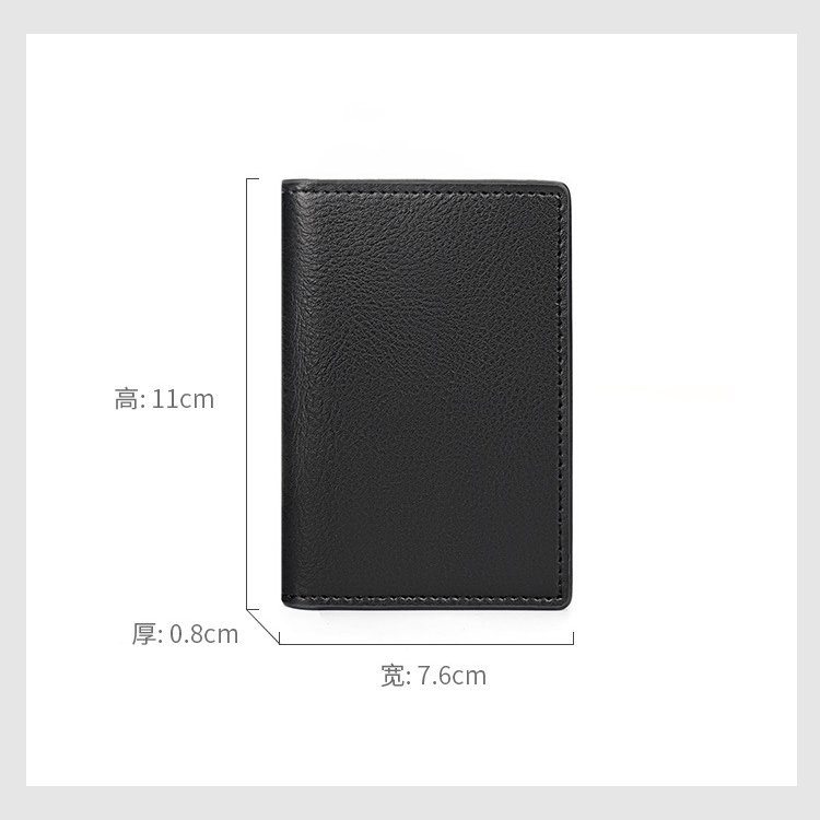 Ví Da Thật Siêu Mỏng unisex Đựng Thẻ id vip Ốp