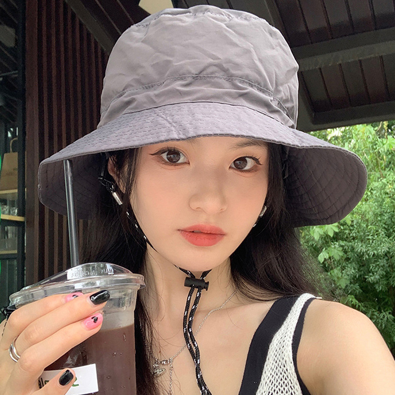 Nón vành THE CAPAL chống nắng chống gió màu trơn thời trang mùa hè cho nam và nữ