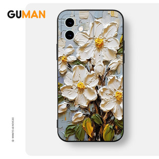 Ốp lưng GUMAN mềm hoa độc lạ dễ thương đẹp Cho iPhone 17 16 15 14 13 12 11 Pro Max SE 2020 X XR XS 8 7 ip 6S 6 Plus kute xyb2191