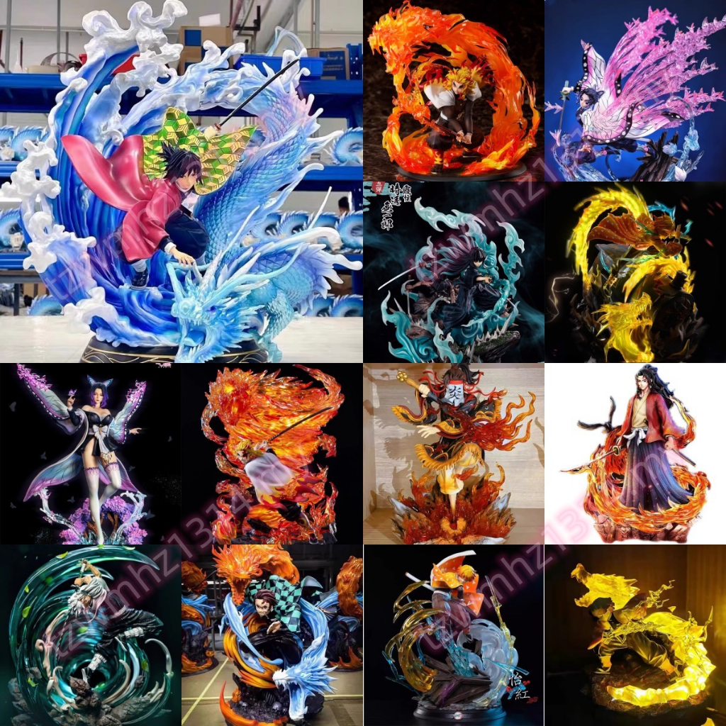 Demon Slayer Con búp bê sát thủ quỷ Zenitsu Nezuko Tanjiro Sabito Túi may mắn Hộp bí ẩn Hộp mù Búp bê búp bê Văn phòng Tượng gia đình Mô hình Quà tặng