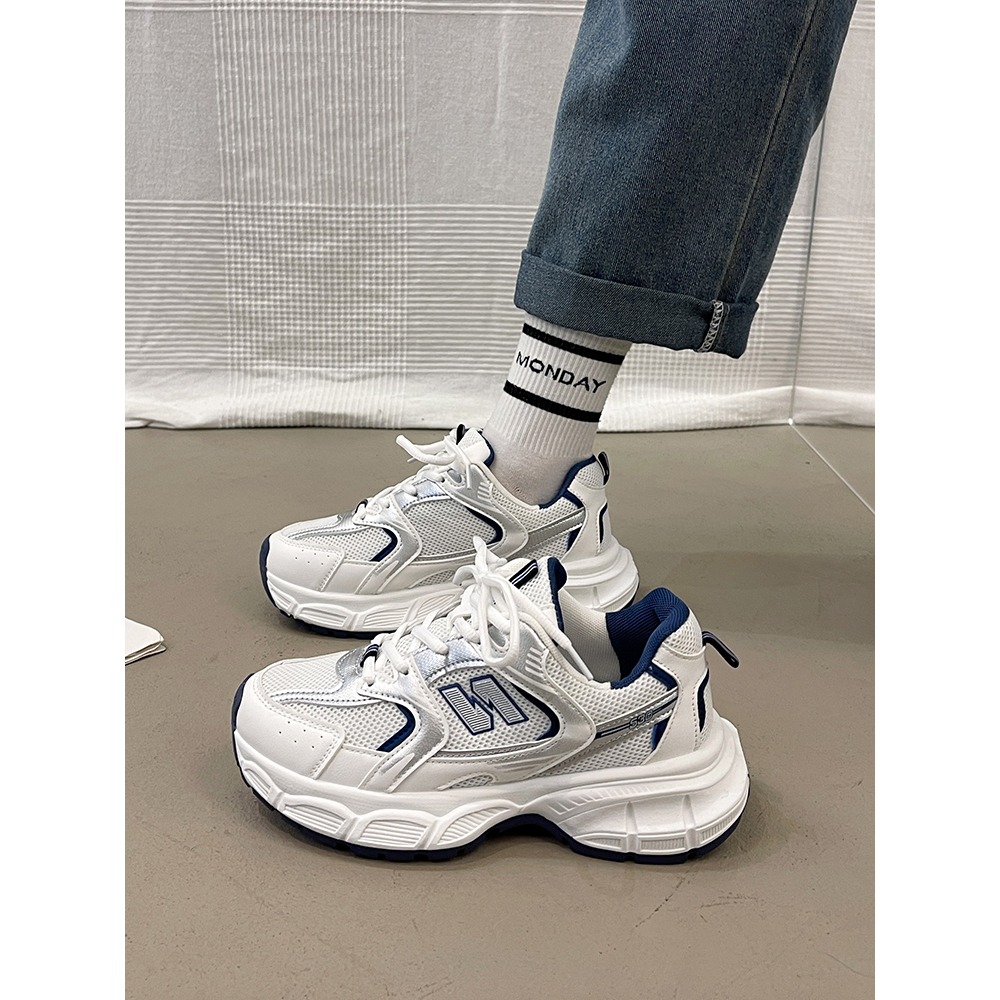 Miss o3o Giày Thể Thao Nữ Đế Dày Thoáng Khí Retro Thời Trang Thiết Kế Mới Cho Nữ 33Z080417