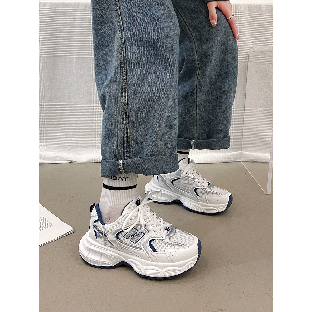 Miss o3o Giày Thể Thao Nữ Đế Dày Thoáng Khí Retro Thời Trang Thiết Kế Mới Cho Nữ 33Z080417