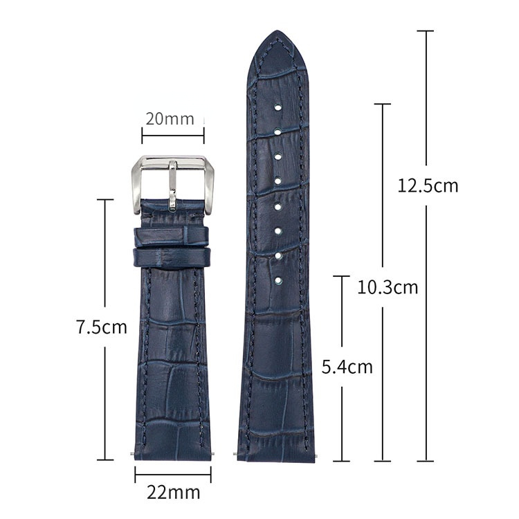 Dây Đeo Đồng Hồ Bằng Da Bò 16mm 17mm 18mm 19mm 20mm 21mm 22mm 24Mm Cho Nữ