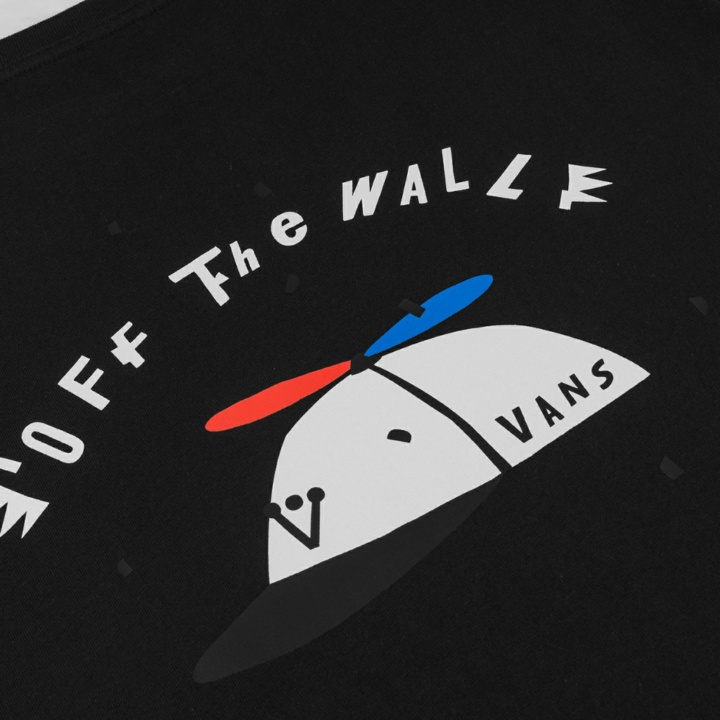 Vans Áo Thun Ngắn Tay Dáng Rộng Thoáng Khí Thoải Mái