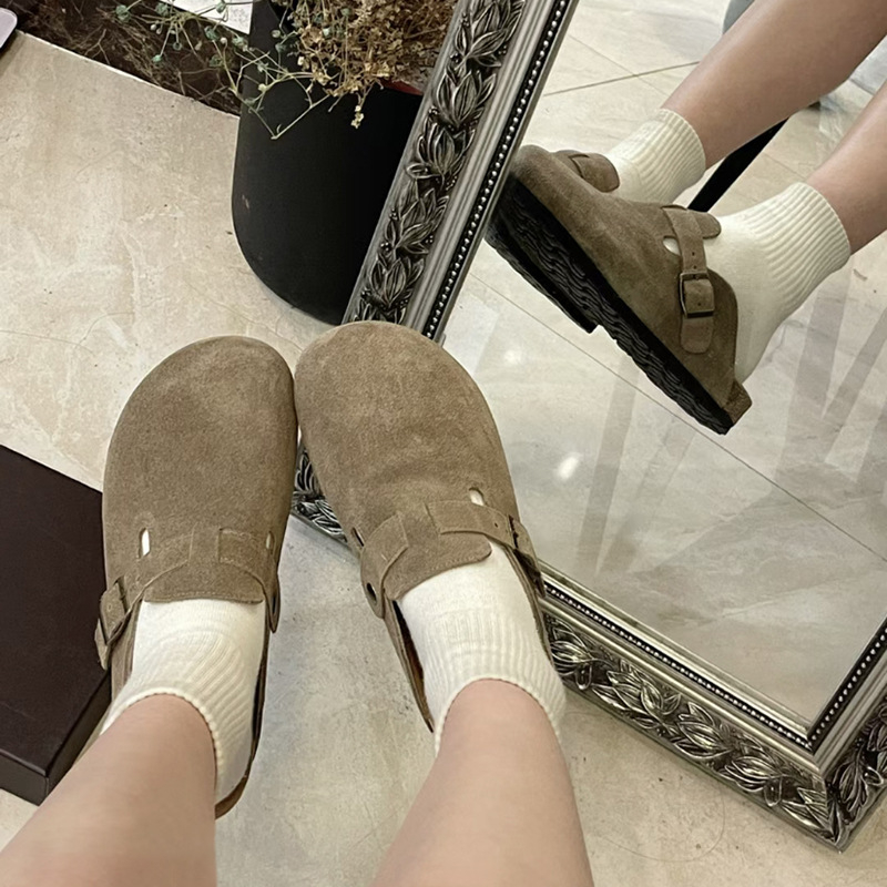 MUCHAO Xăng đan Cao Gót Mũi Vuông Thời Trang Dành Cho Nữ