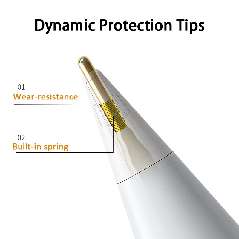 Đầu Thay Thế Bằng Kim Loại Chống Mài Mòn Cho Bút Cảm Ứng apple pencil Thế Hệ 1 2