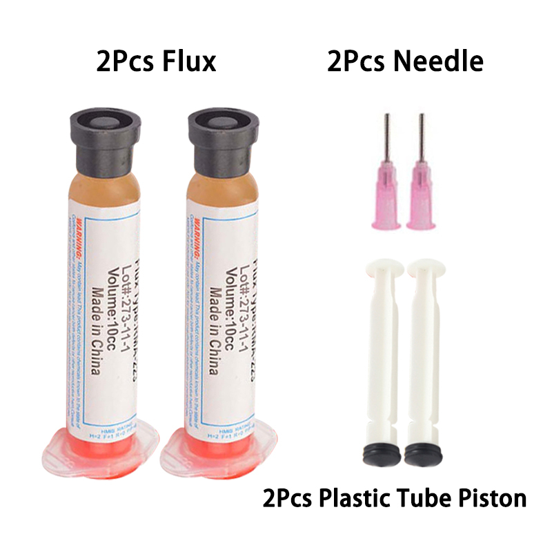 Bộ 2 / 3 / 4 / 5 Miếng Dán Mối Hàn 10cc Kèm Kim Hàn Da223rma-223