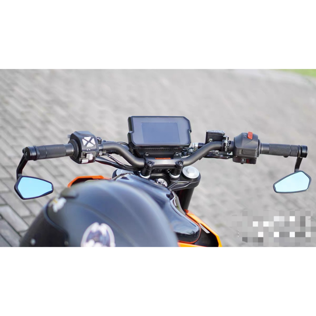 Motorlife 2 Chiếc Xe Máy Gương Chiếu Hậu Trong Suốt Tầm Nhìn Rộng Hợp Kim Nhôm Tay Cầm Cánh Cho