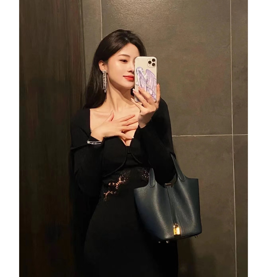 Túi Xách Da PU Mềm Mại Thiết Kế Đơn Giản Thời Trang Phong Cách Hàn Quốc