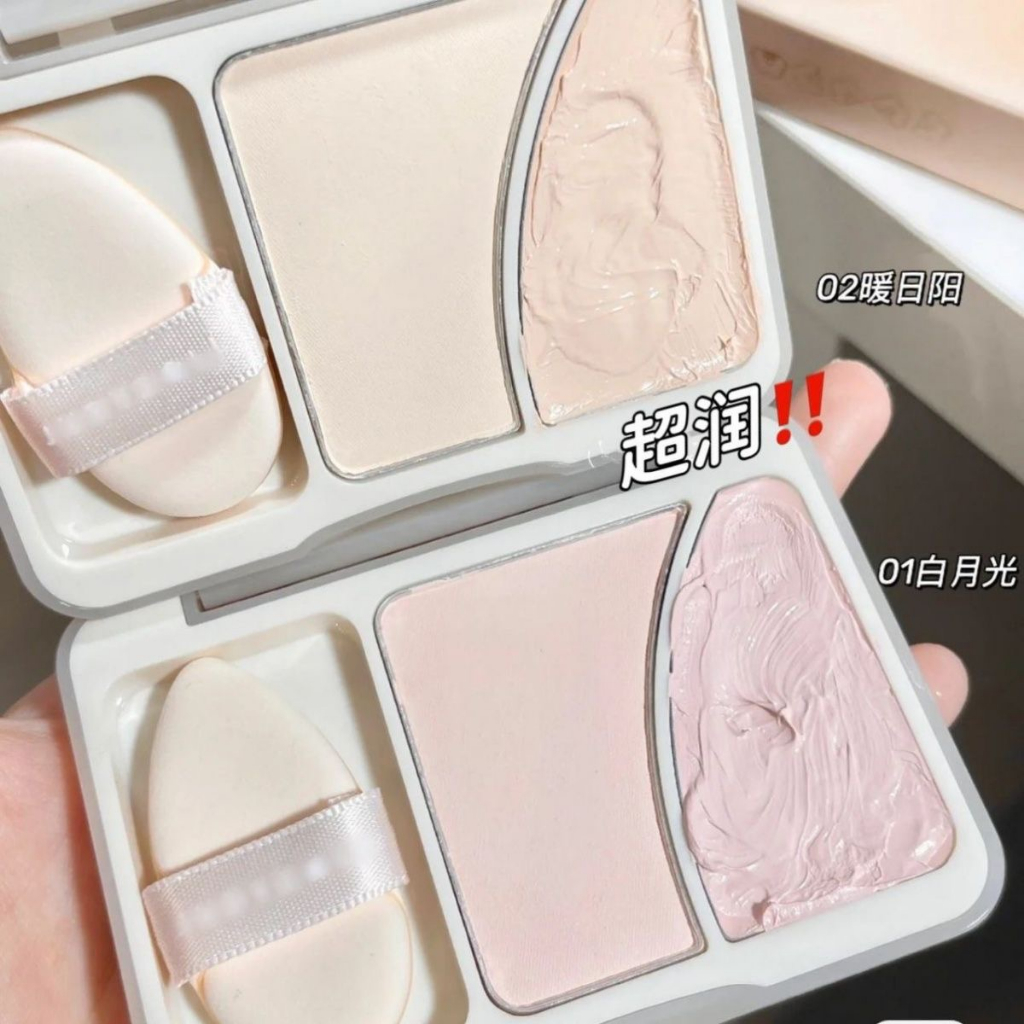 Bảng Màu Phấn Bắt Sáng Độ Bóng Cao Derf 3 trong 1 sắc lì kết hợp 3D lâu trôi chống thấm nước
