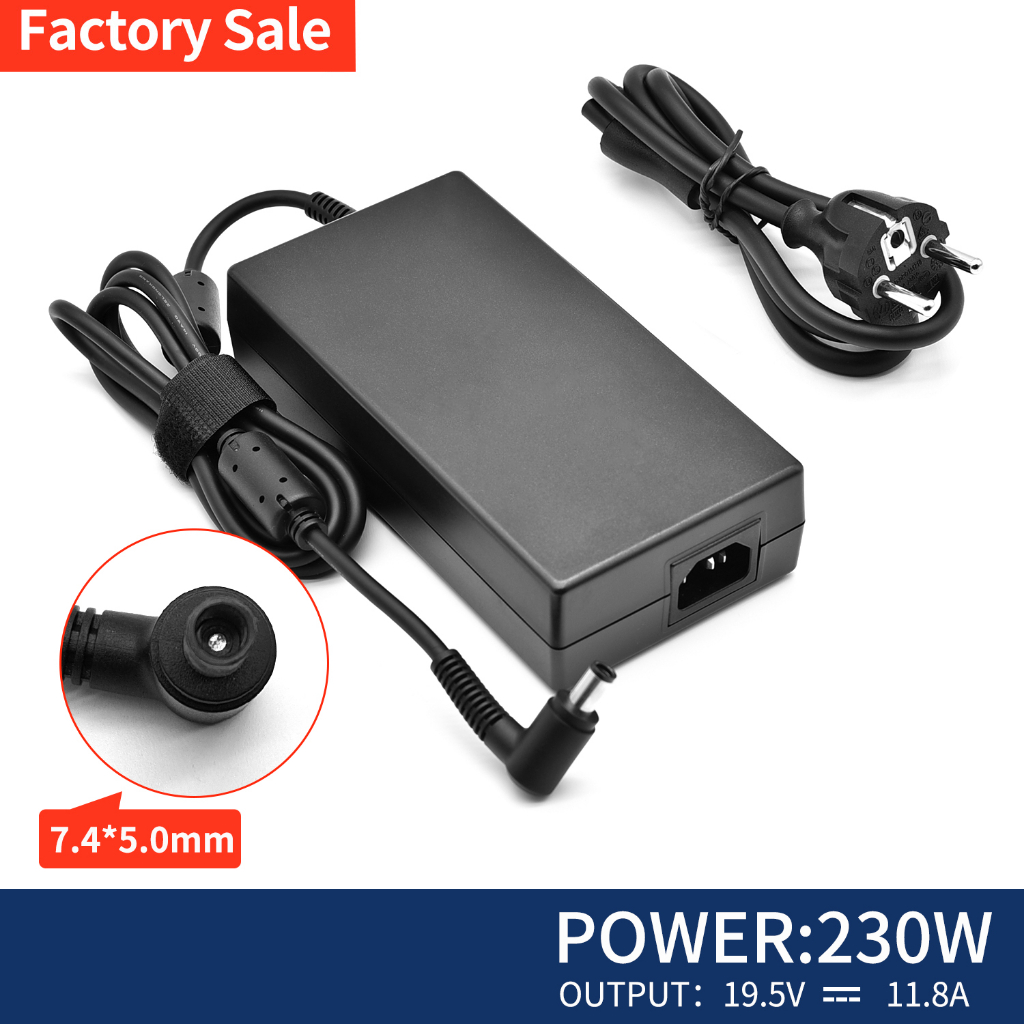 Chicony Bộ Sạc laptop 230w Tương Thích Với chicony a12-230p1a: A17-230p1a a230a003l Ge63R adp-230eb t a230a006l for msi gt72s 19.5v 118A 30Ac1 X5.10A.