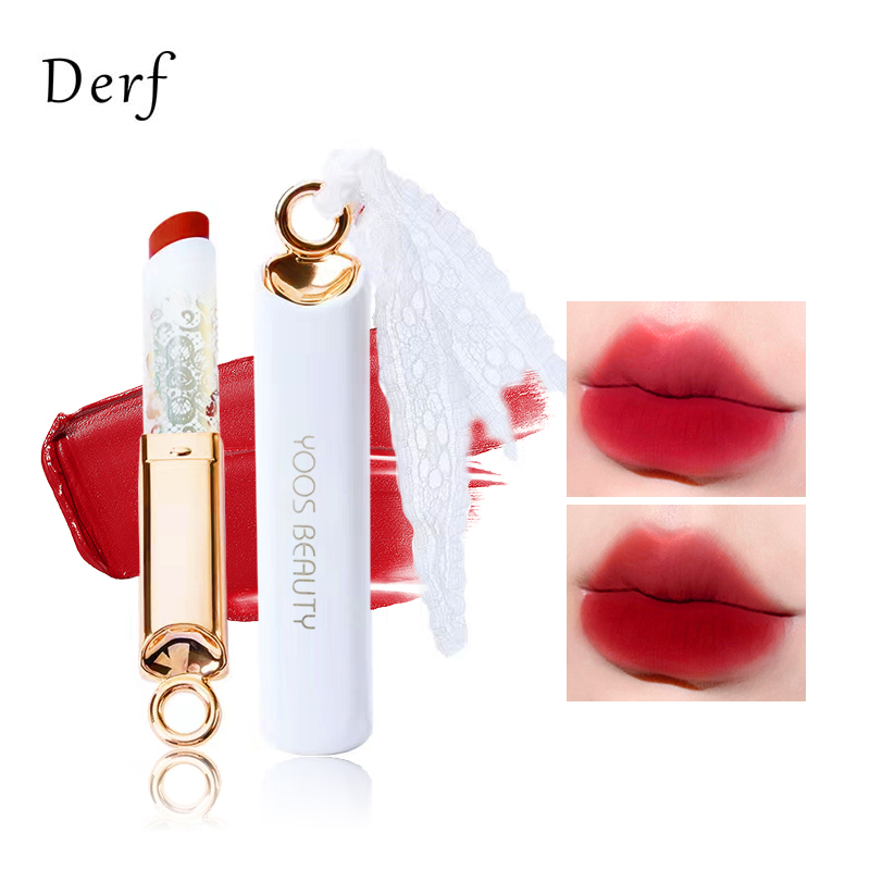 Son môi Derf lì dưỡng ẩm chống thấm nước màu sắc cổ điển