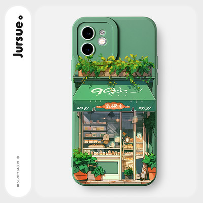 Ốp lưng JURSUE mềm chống sốc hình dễ thương đẹp cho iPhone 17 16 15 14 13 12 11 PRO MAX SE 2020 X XR XS ip 8 7 Plus Y4038