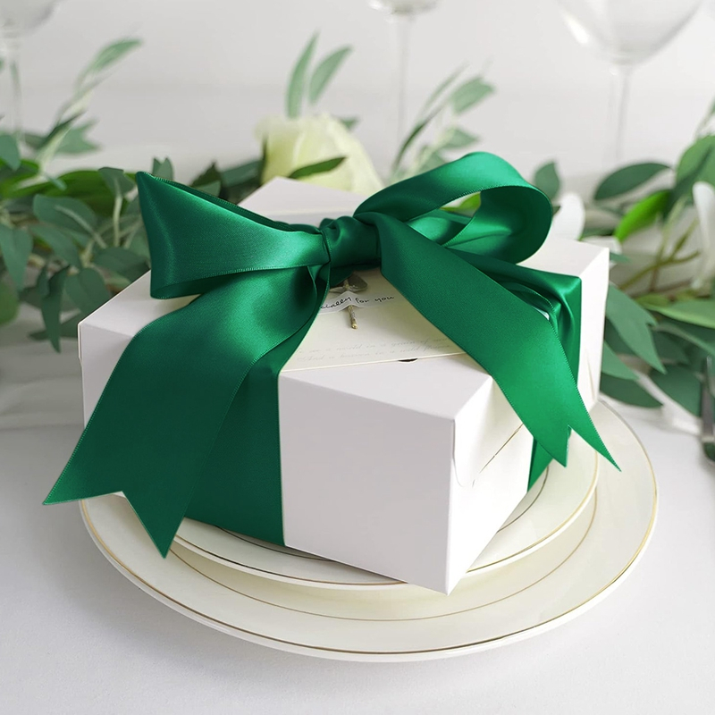 1 Cuộn Ruy Băng Lụa satin 0.04 * 22m Dùng Gói Quà Giáng Sinh / Đám Cưới diy