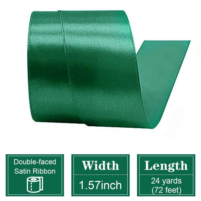 1 Cuộn Ruy Băng Lụa satin 0.04 * 22m Dùng Gói Quà Giáng Sinh / Đám Cưới diy