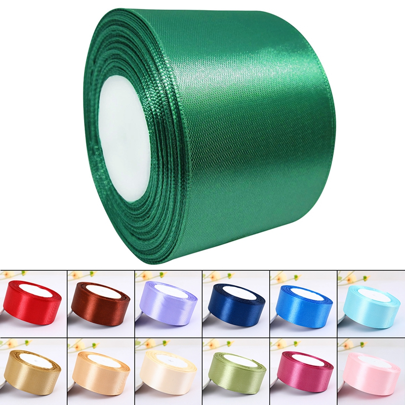 1 Cuộn Ruy Băng Lụa satin 0.04 * 22m Dùng Gói Quà Giáng Sinh / Đám Cưới diy