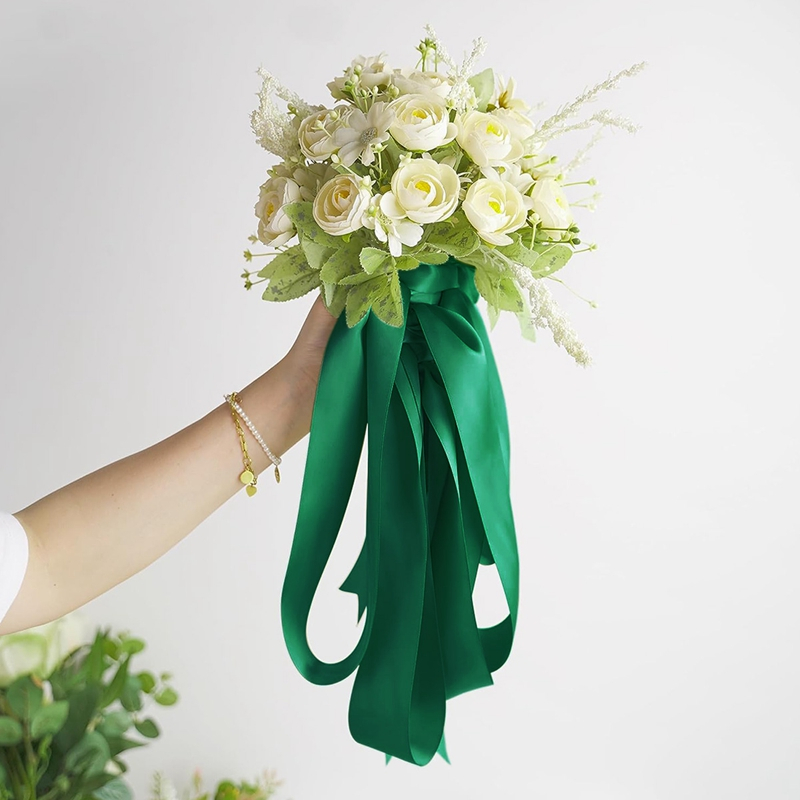 1 Cuộn Ruy Băng Lụa satin 0.04 * 22m Dùng Gói Quà Giáng Sinh / Đám Cưới diy