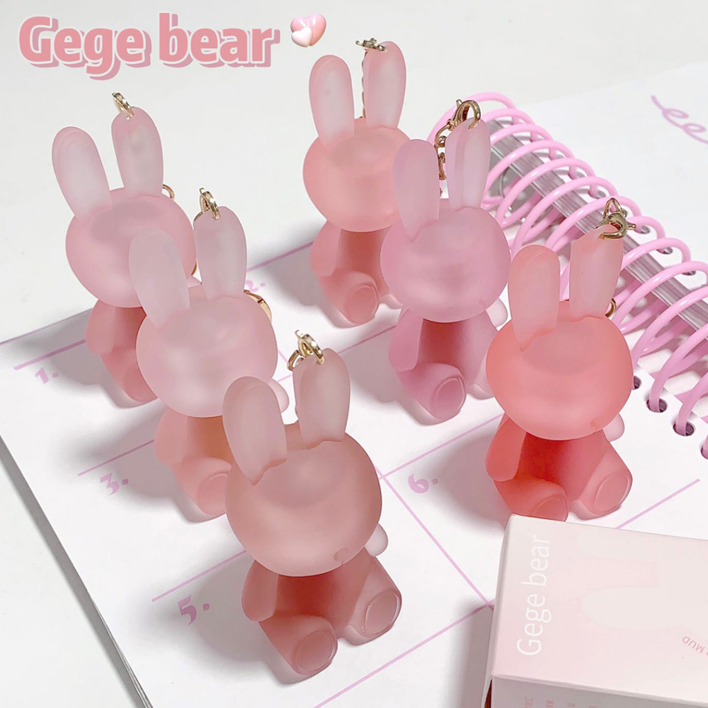 Son Môi GEGE BEAR cute rabbit velvet lip mud Dạng Lỏng Lâu Trôi Chống Thấm Nước Màu Nhung Mờ Thời Trang Cho Nữ