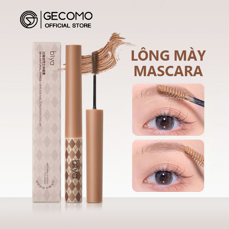 Mascara Chuốt Lông Mày 3D Chống Nước Lâu Trôi Thương Hiệu GECOMO