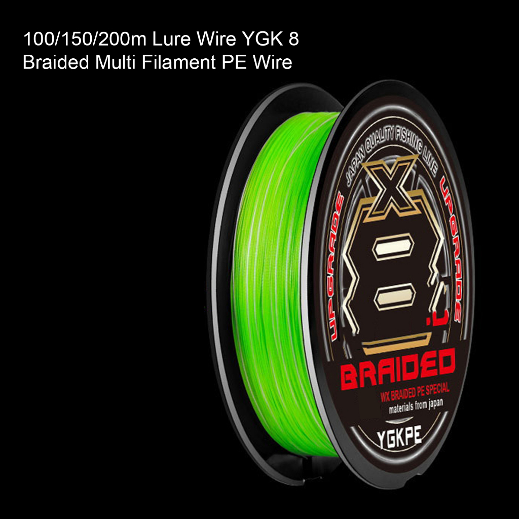Fx-1 Cuộn Dây Câu Cá 100 / 150 / 200m ygk 8 Bằng pe Siêu Bền