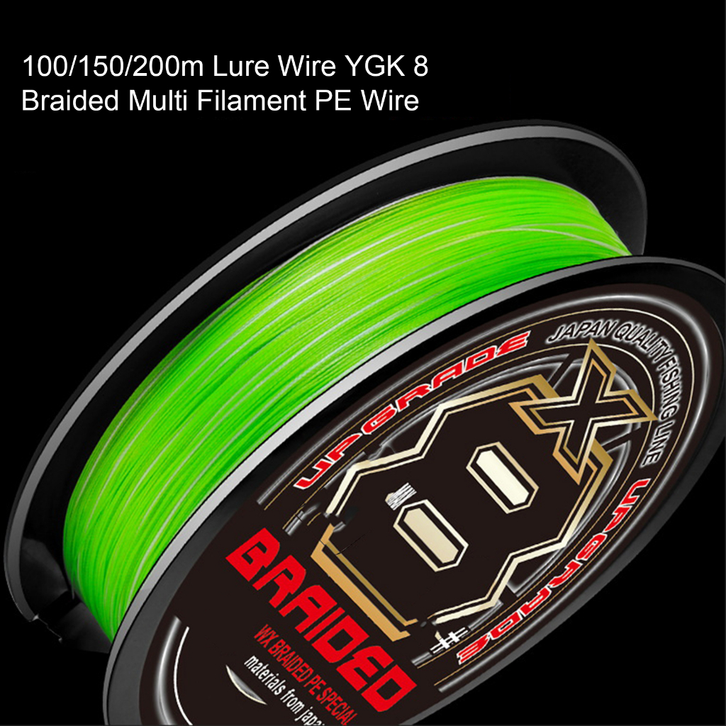 Fx-1 Cuộn Dây Câu Cá 100 / 150 / 200m ygk 8 Bằng pe Siêu Bền