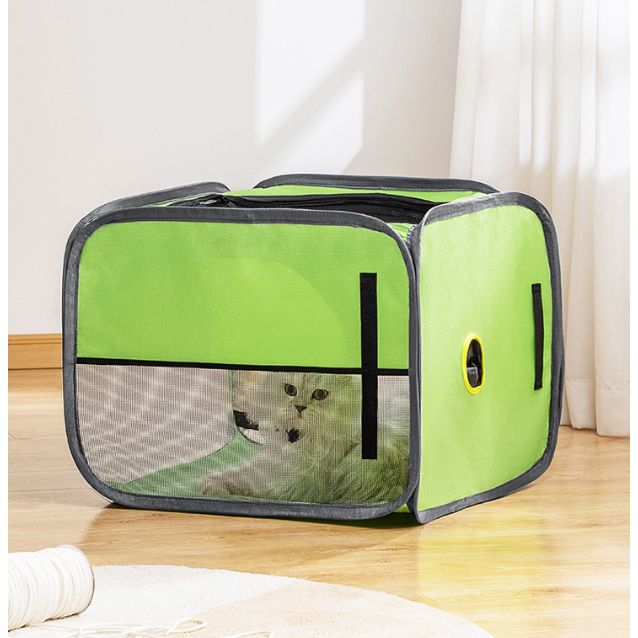 Hộp Máy Sấy Lông Cho Thú Cưng Nhanh Công Suất Lớn Vải Oxford Thoáng Khí Hộp sấy khô cho thú cưng  có thể gập lại   KKPETS