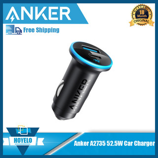 Tẩu sạc anker 521 52.5w / 32w / 35w / 24w usb c 32w / 35w / 24w 2 cổng cho xe hơi