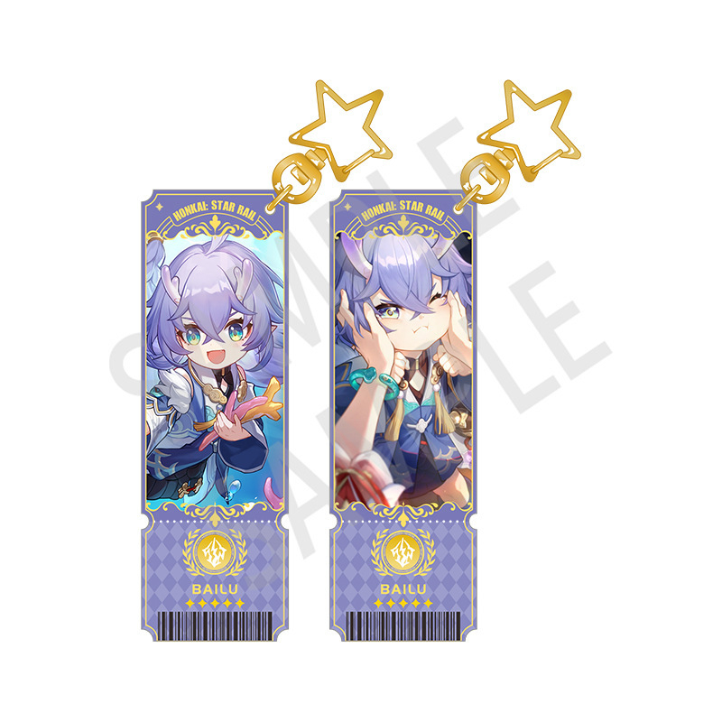 Ngôi Sao Chép kafka imbibitor lunae Mặt Dây Chuyền acrylic Hai Mặt Hình Ảnh Khác Nhau