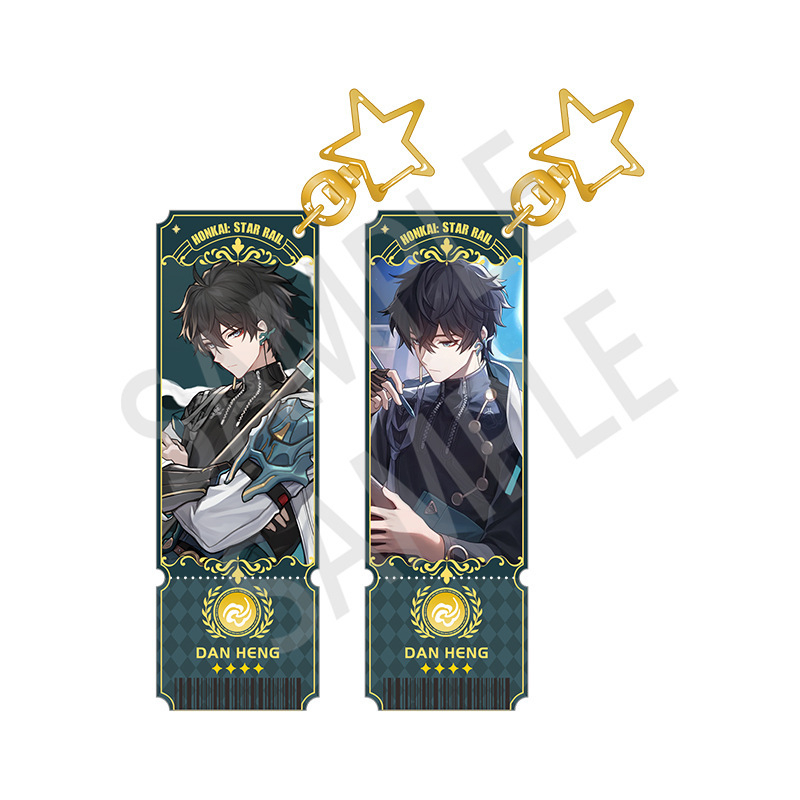 Ngôi Sao Chép kafka imbibitor lunae Mặt Dây Chuyền acrylic Hai Mặt Hình Ảnh Khác Nhau