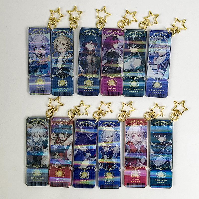 Ngôi Sao Chép kafka imbibitor lunae Mặt Dây Chuyền acrylic Hai Mặt Hình Ảnh Khác Nhau