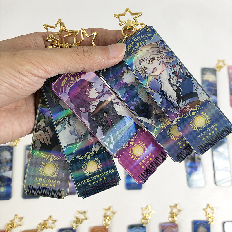 Ngôi Sao Chép kafka imbibitor lunae Mặt Dây Chuyền acrylic Hai Mặt Hình Ảnh Khác Nhau