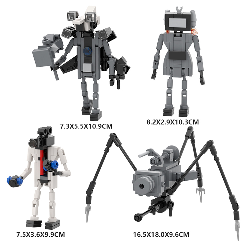 Bộ Đồ Chơi Lắp Ráp Mô Hình Máy Ảnh 5 Trong 1