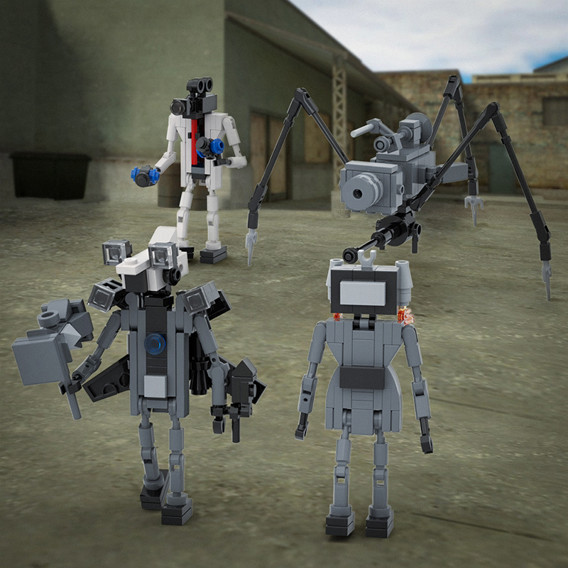 Bộ Đồ Chơi Lắp Ráp Mô Hình Máy Ảnh 5 Trong 1