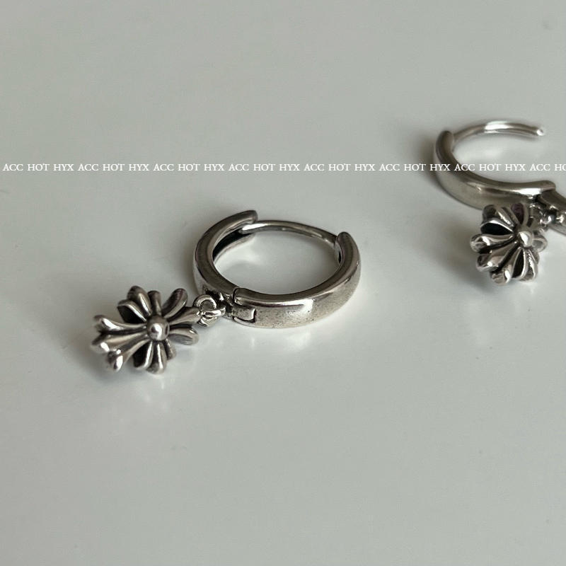 Đôi Bông Tai Hình Thánh Giá Phong Cách Cổ Điển Cho Nam Và Nữ