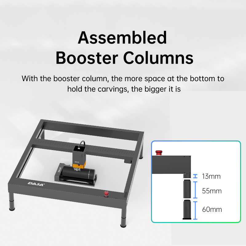 Daja d4 5w Máy Khắc laser Làm Dấu Vết Thương Mại Lớn Bằng acrylic