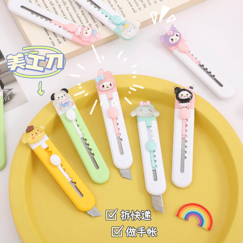 SANRIO Dễ Thương Dao Cắt Giấy Hình Khủng Long Đáng Yêu