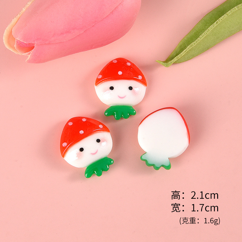 Bộ 10 Viên Đá resin Nhân Vật Hoạt Hình Giáng Sinh 3d / Phẳng Trang Trí Thủ Công