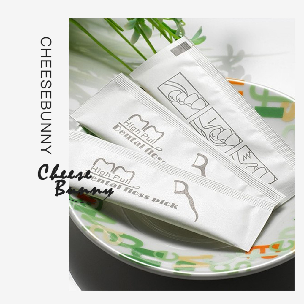 CheeseBunny Một Que Chỉ Nha Khoa Chuyên Dụng Cho Khách Sạn Và Nhà Hàng