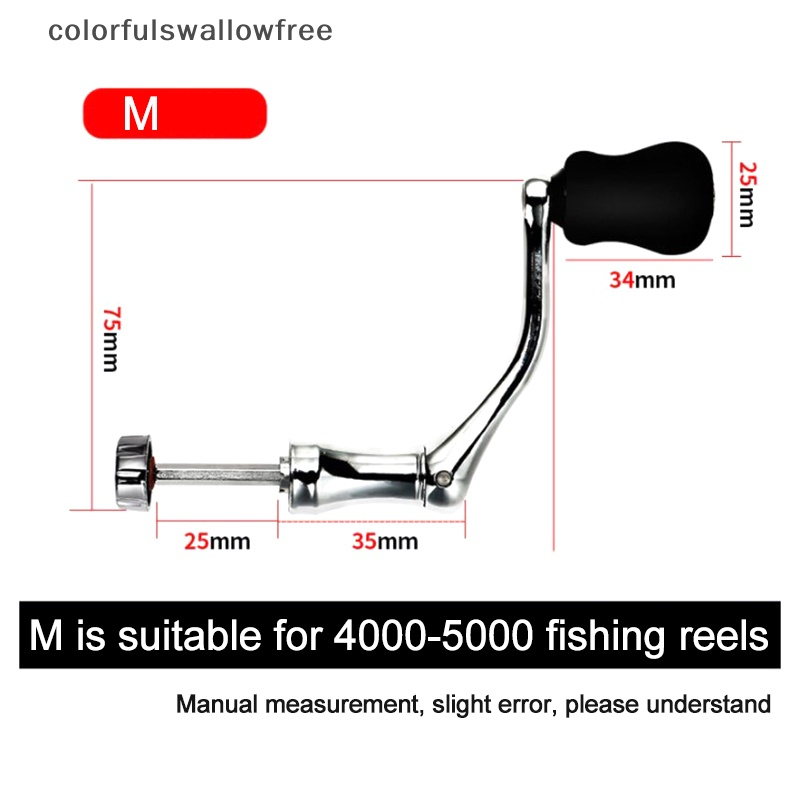 Tay Quay Máy Câu Cá Thay Thế Bằng Kim Loại Với Núm Xoay Bằng Nhựa