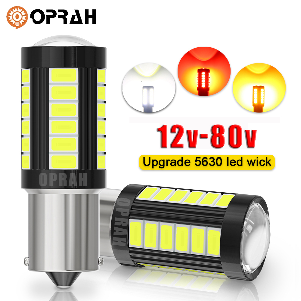 Bóng Đèn 1156 led 1156 bau15s py21w 1157 bay15d p21-5w t20 7440 w21w 7443 w21-5w led Tín Hiệu Siêu Sáng 5630 33smd