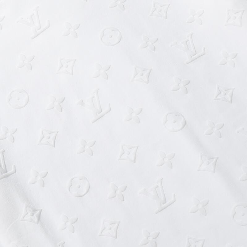 Louis v Áo Thun cotton Tay Ngắn Cổ Thuyền unisex Thời Trang
