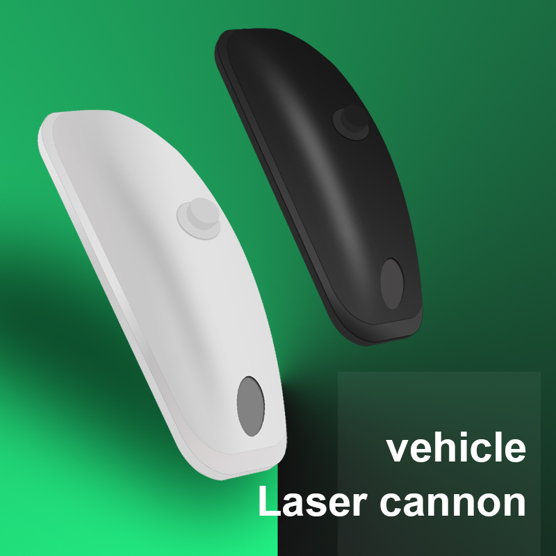 Đèn laser Cảnh Báo Chống Va Chạm 5v Màu Trắng Đen Xanh Lá Có Thể Sạc Lại Bằng Cổng usb Cho Xe Hơi